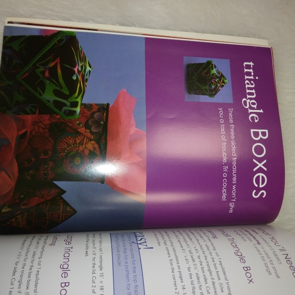 BOOK Fun Fast & Easy Fabric Boxes by Linda Johansen - Picture 4 of 8